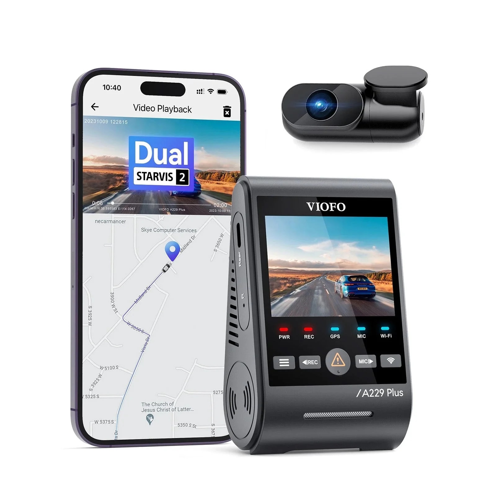 Dual Camera Package - Professional Dash Cam Installation San Diego
