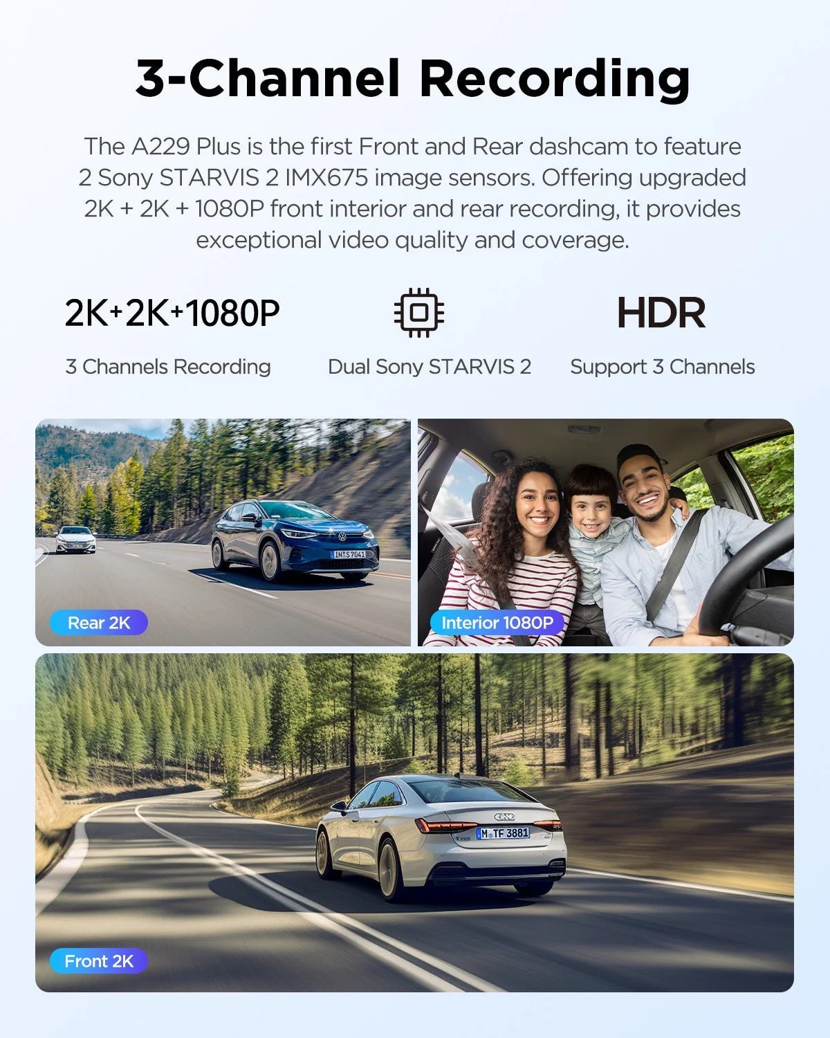 Front, Rear & Interior Cameras - Thumbnail 3